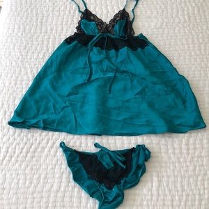 Victorias Secret babydoll with matching panty
